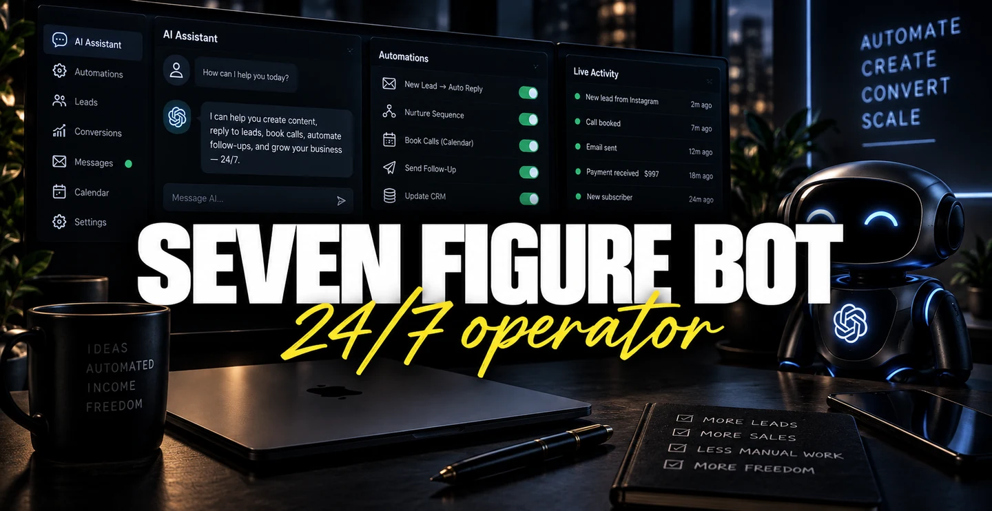 Seven Figure Bot course cover